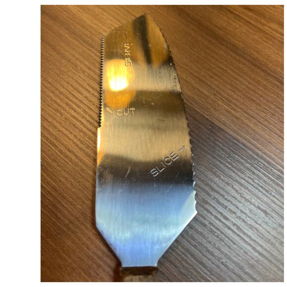 Gerd Paul’s 50 Year Knife Japan Serrated Cake Pie Server Vintage Kitchen Tool - Picture 6 of 6